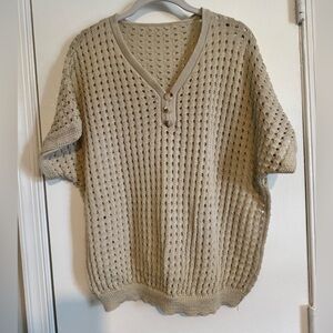 Short sleeve summer sweater